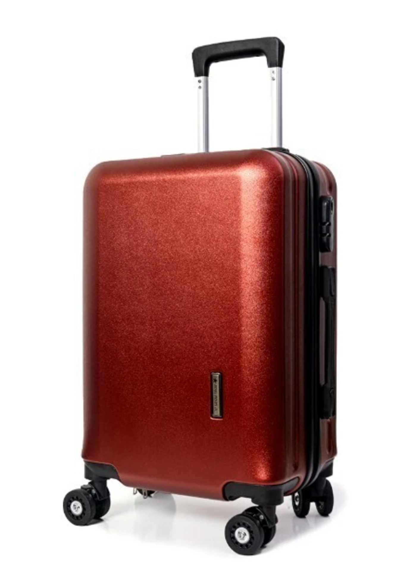 Eco Sydney 55cm Hard Shell Carry-On Suitcase True Red