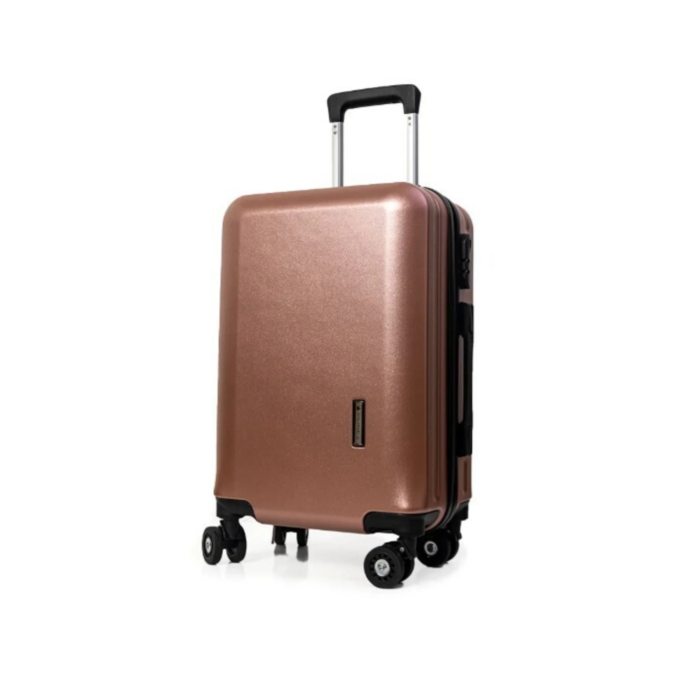 Eco Sydney 55cm Hard Shell Carry-On Suitcase Rose Bush