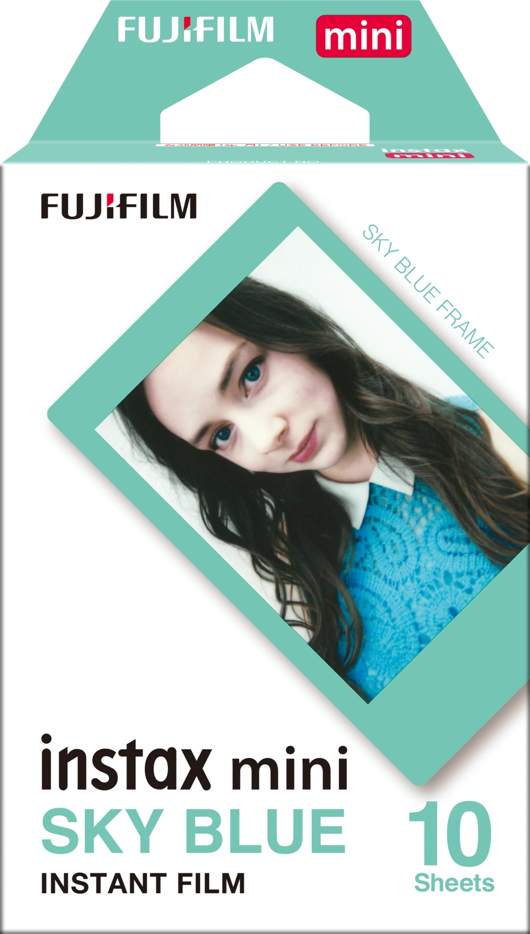 Fujifilm Instax Film Mini Sky Blue Pack Of 10