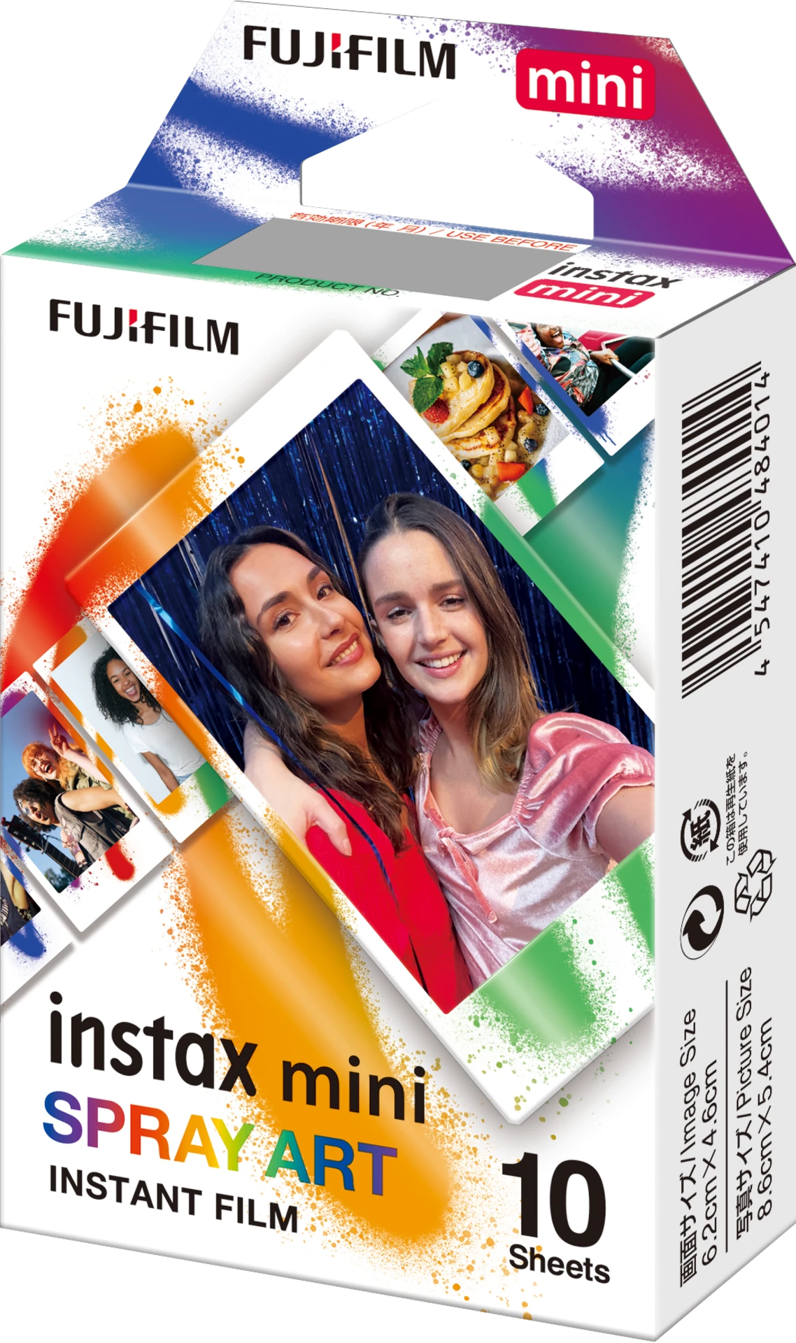 Fujifilm Instax Film Mini Spray Pack Of 10