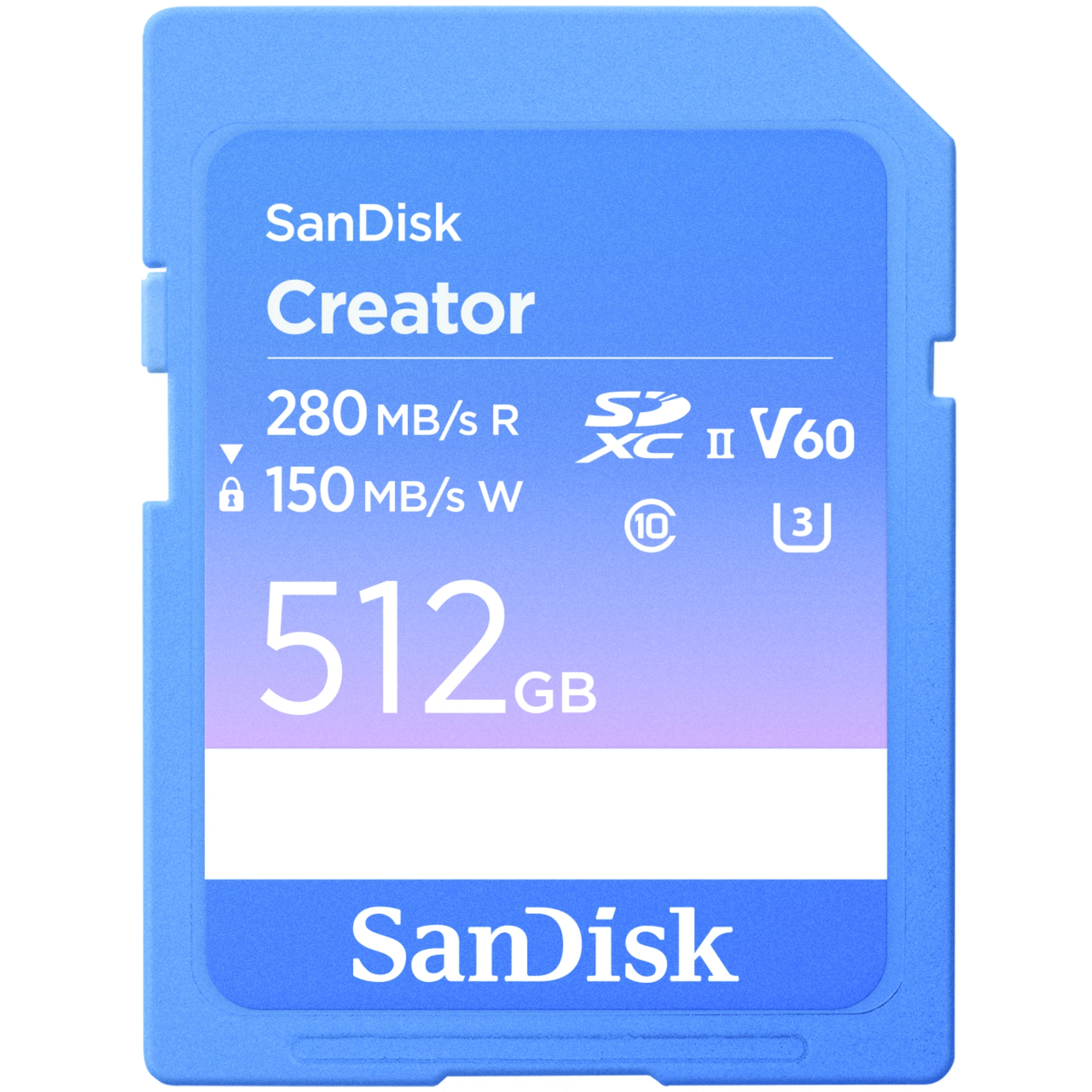 SanDisk Creator SD UHSII Card 512GB