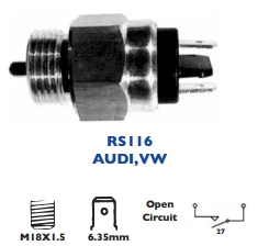 ECHLIN - RS116 - Switch, reverse light