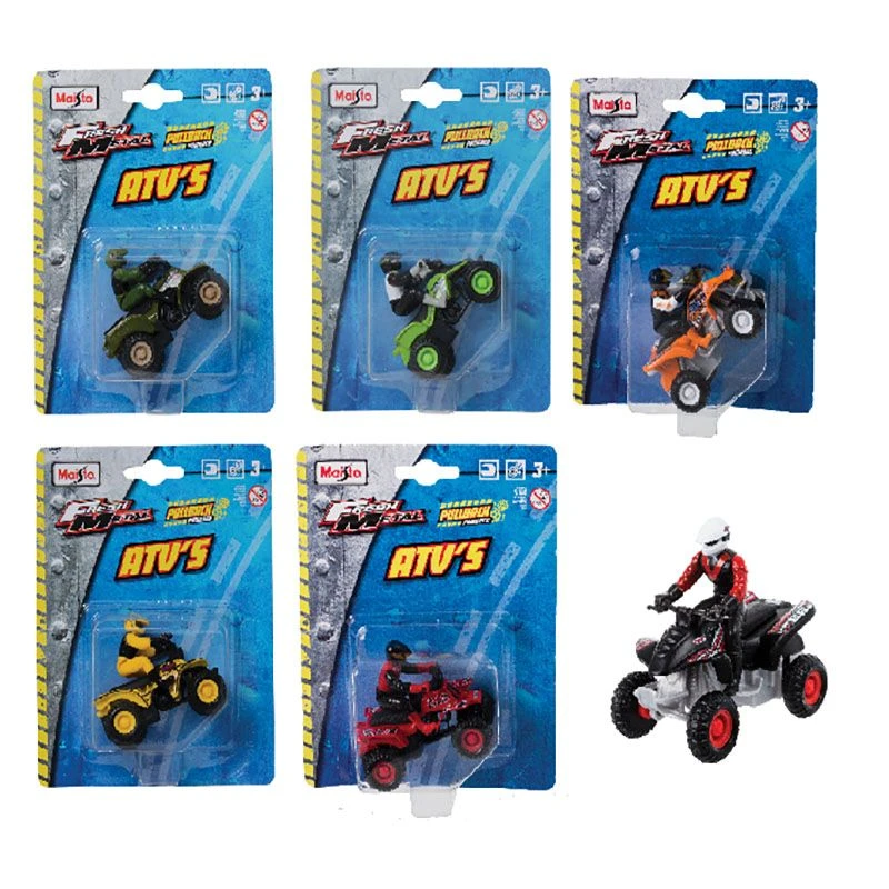 Bulk Pack x 5 Maisto Dinky Motorbike 7.5cm ATV