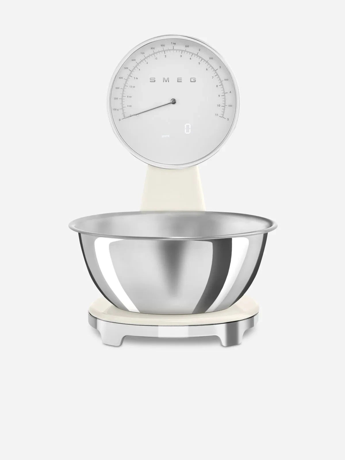Smeg Retro Digital & Analogue Kitchen Scale 5kg Cream