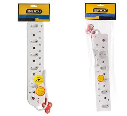 Bulk Pack 5x Multiplug 10-Way-Surge Protection Zenith