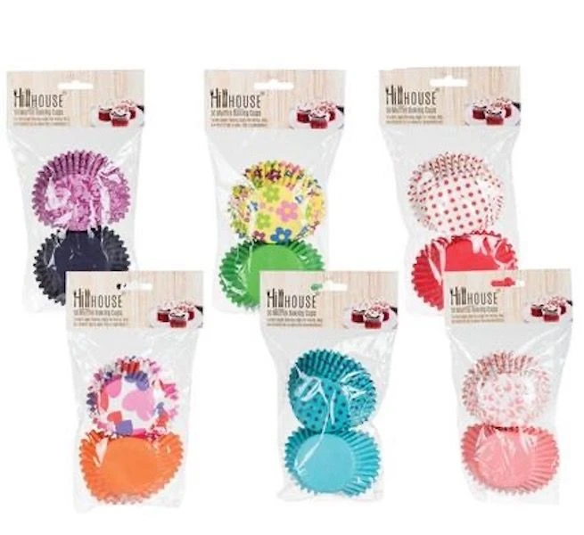Hillhouse 6cm Cupcake Wrappers - 6 x 50-piece