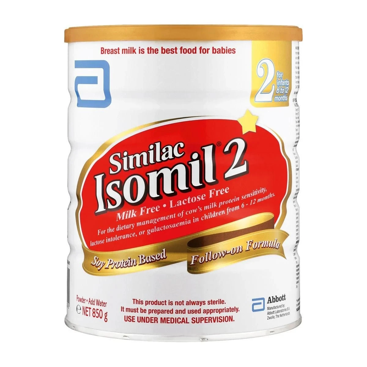 Similac Isomil Stage 2 (6-12 Months) Soy Protein Based Infant Formula 850 G