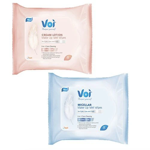 Bulk Pack x 6 Make Up Facial Wipes. 25x Wipes Per Pack