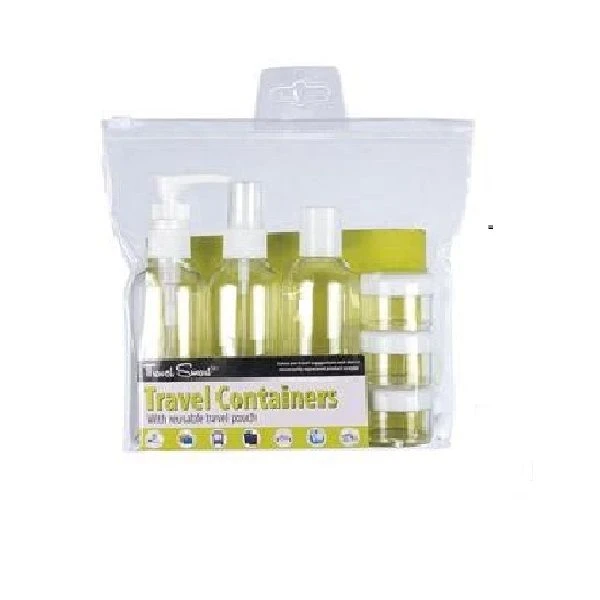 Travel Bottle Set in Pouch - 6 Piece
