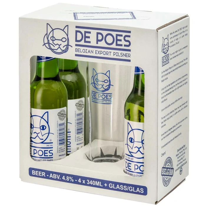 De Poes Belgian Pilsner Gift Pack