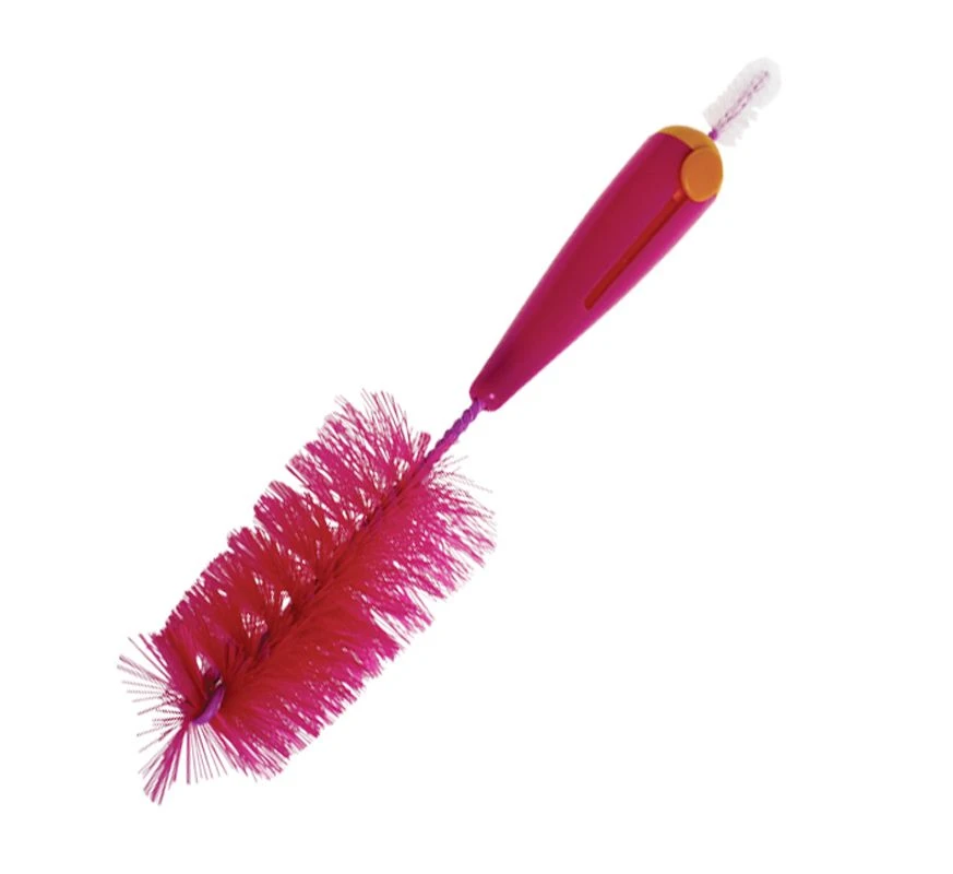 Bottle & Nipple Brush - Cleaning Accessories - Pink - 2 Piece