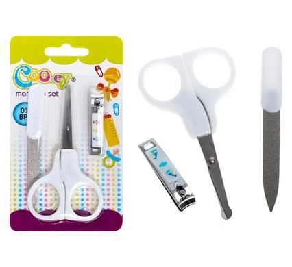 Bulk Pack 4 x Cooey 3 Piece Babies Manicure Set