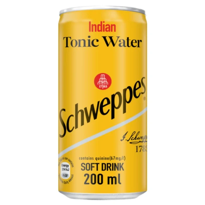 Schweppes Indian Tonic Water 200ml Can