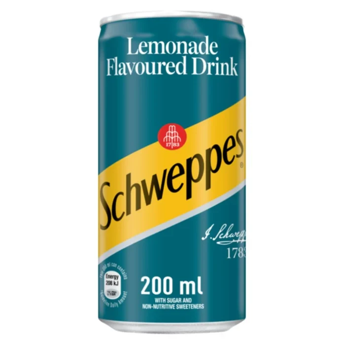 Schweppes Lemonade 200ml Can