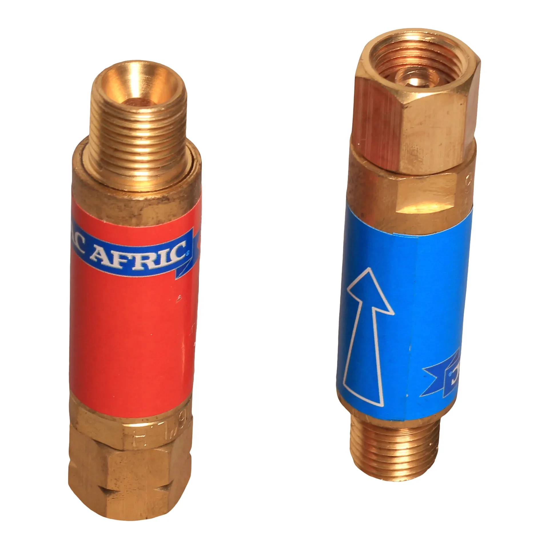 MAC AFRIC FLASH BACK ARRESTOR SET 9/16 THREAD (TORCH MOUNTED)