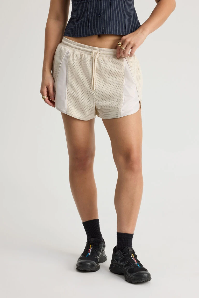 Panelled Basketball Short