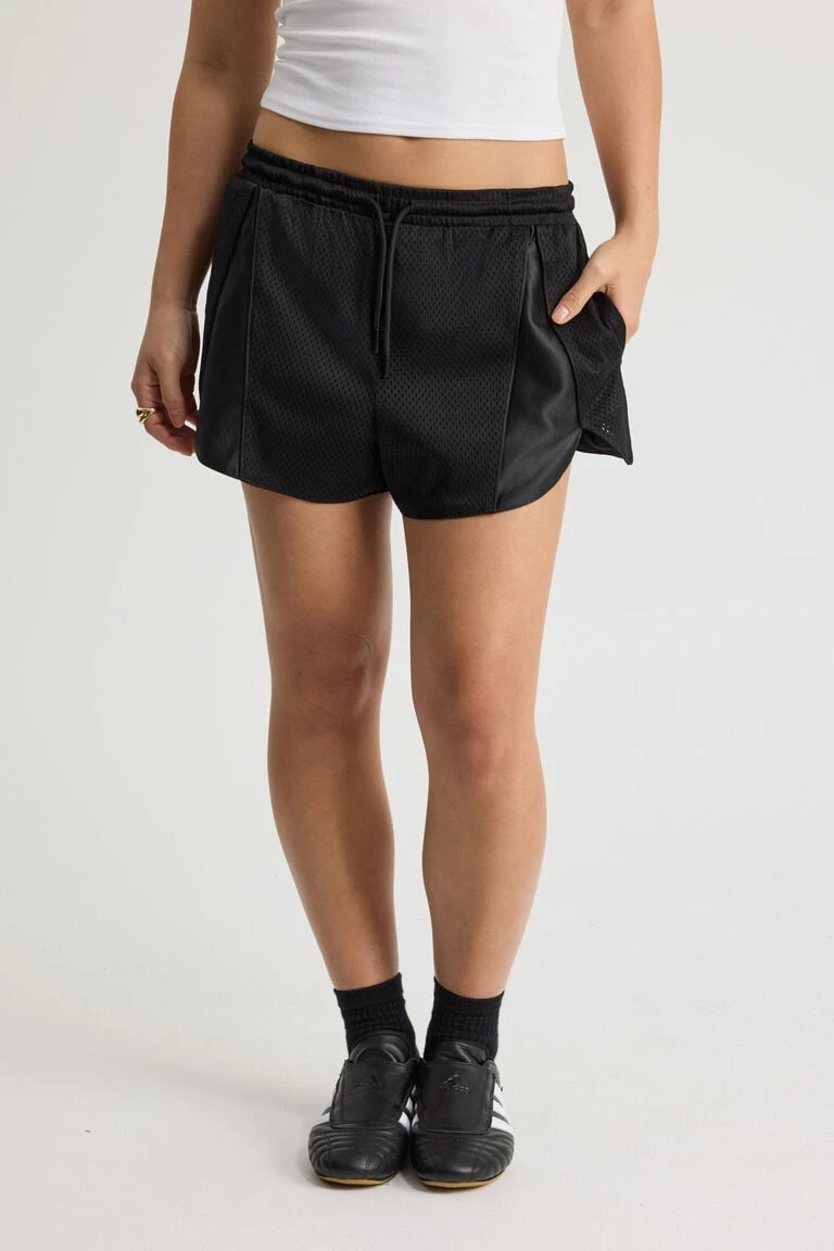 Panelled Basketball Short