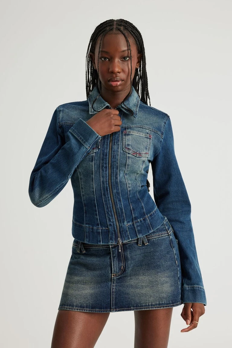 Y2k Baby Girl Zip Up Jacket