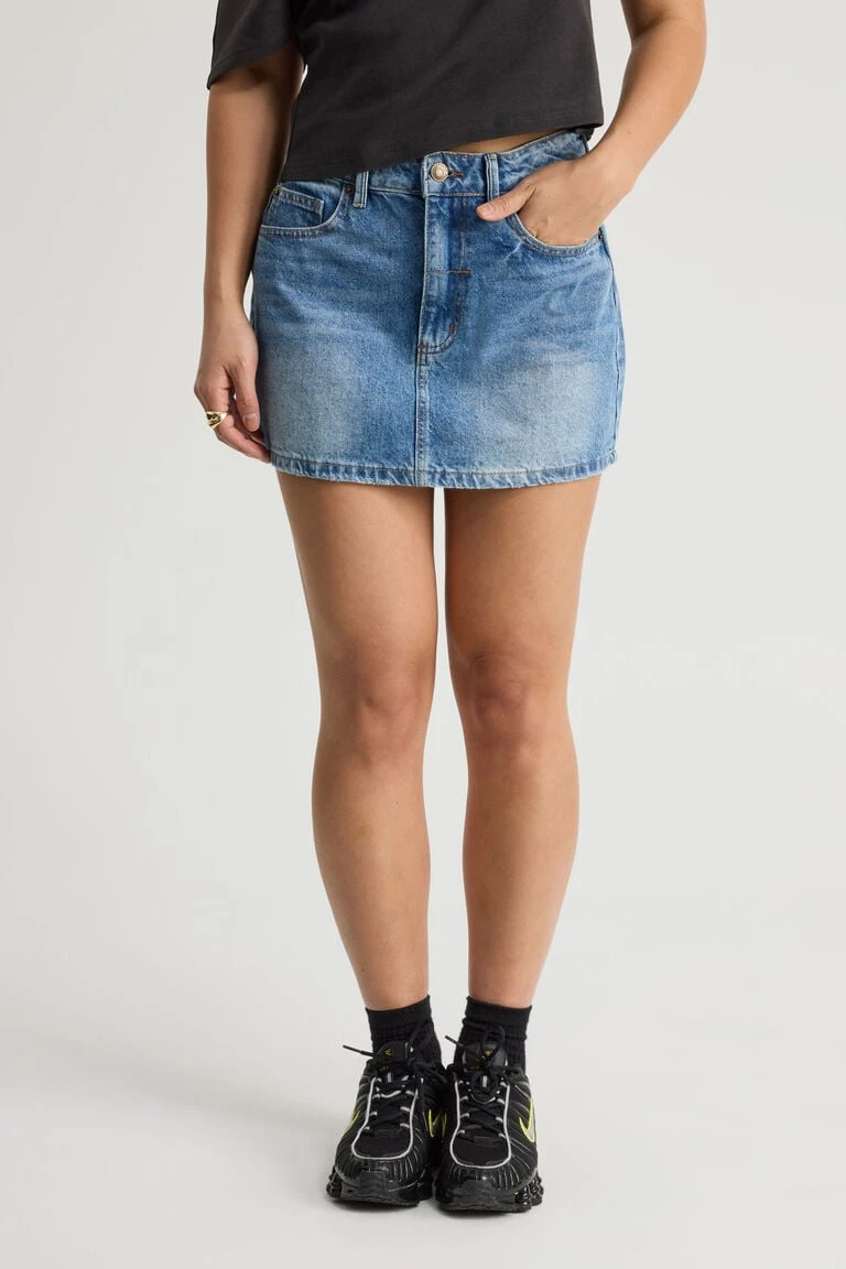 Curve Everyday Denim Skirt