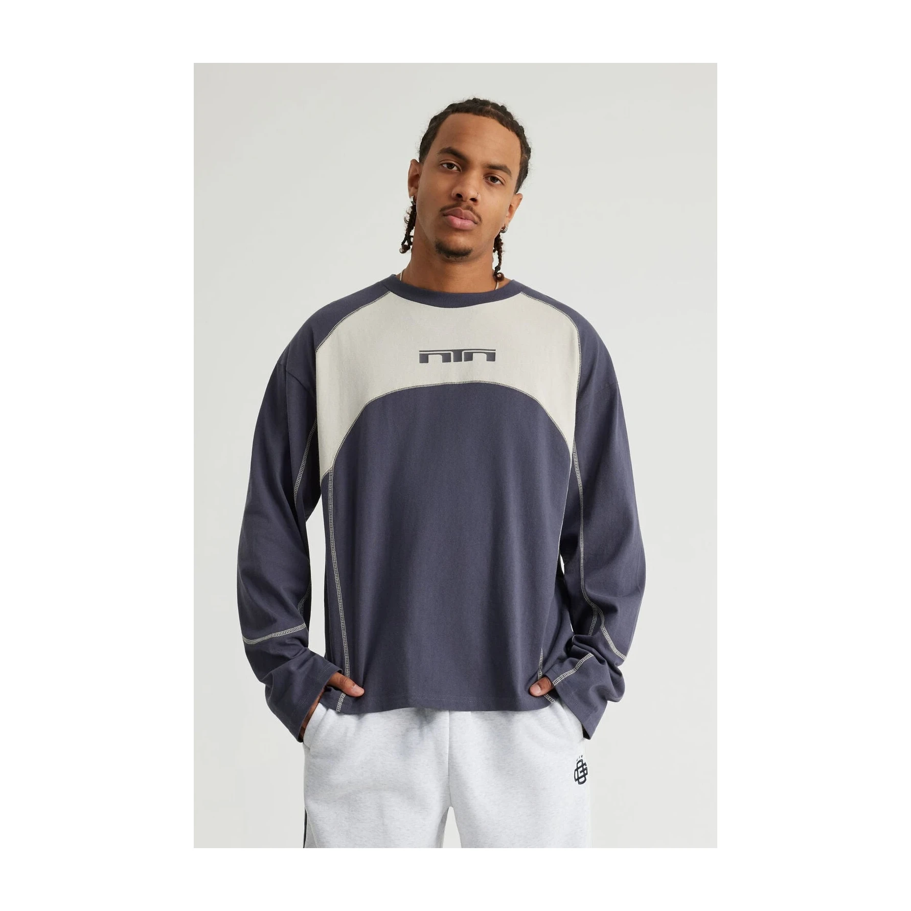 Notion Panelled Long Sleeve Tshirt