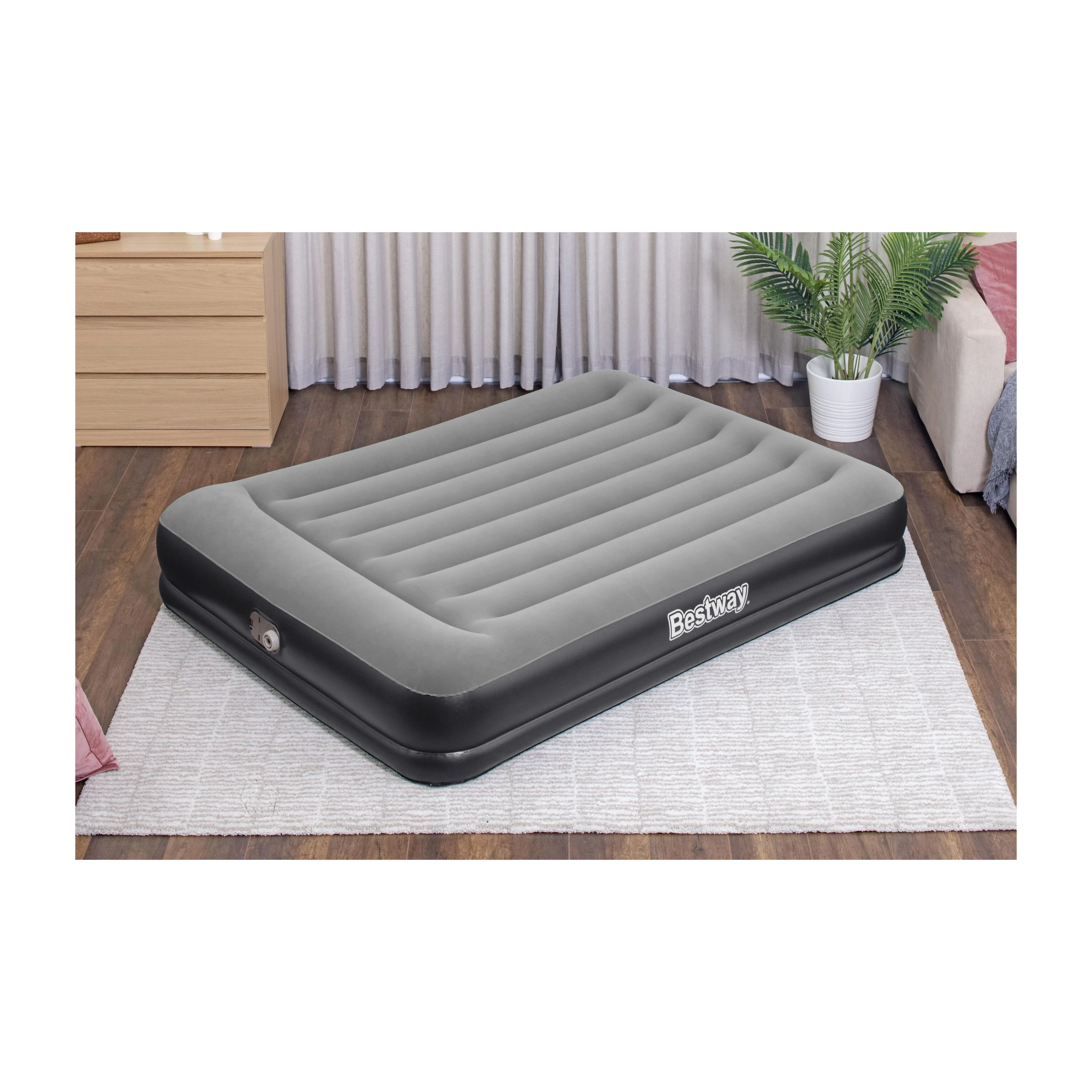 2.03M X 1.52M X 36Cm Tritech Airbed Queen Built-In Ac Pump