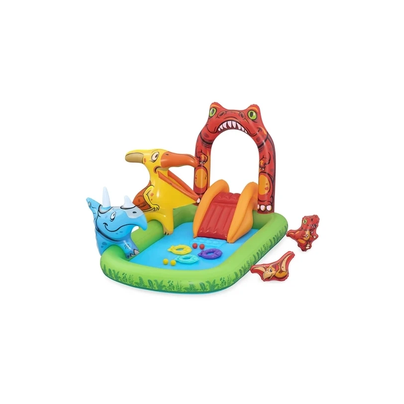 Bestway 2.41m x 1.40m x 1.37m Jurassic Splash Play Center