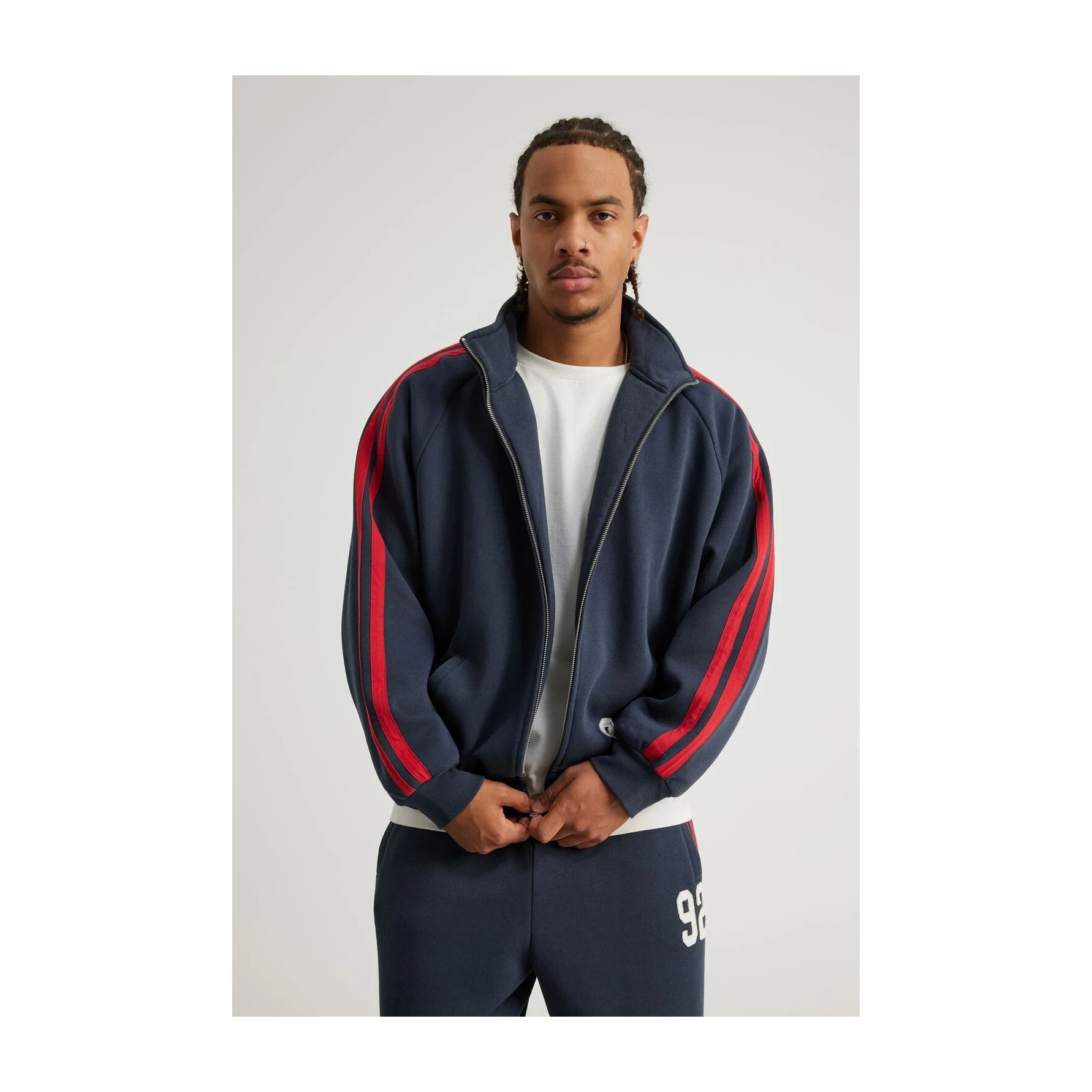 Open Gallery Funnel Neck Zip Through
