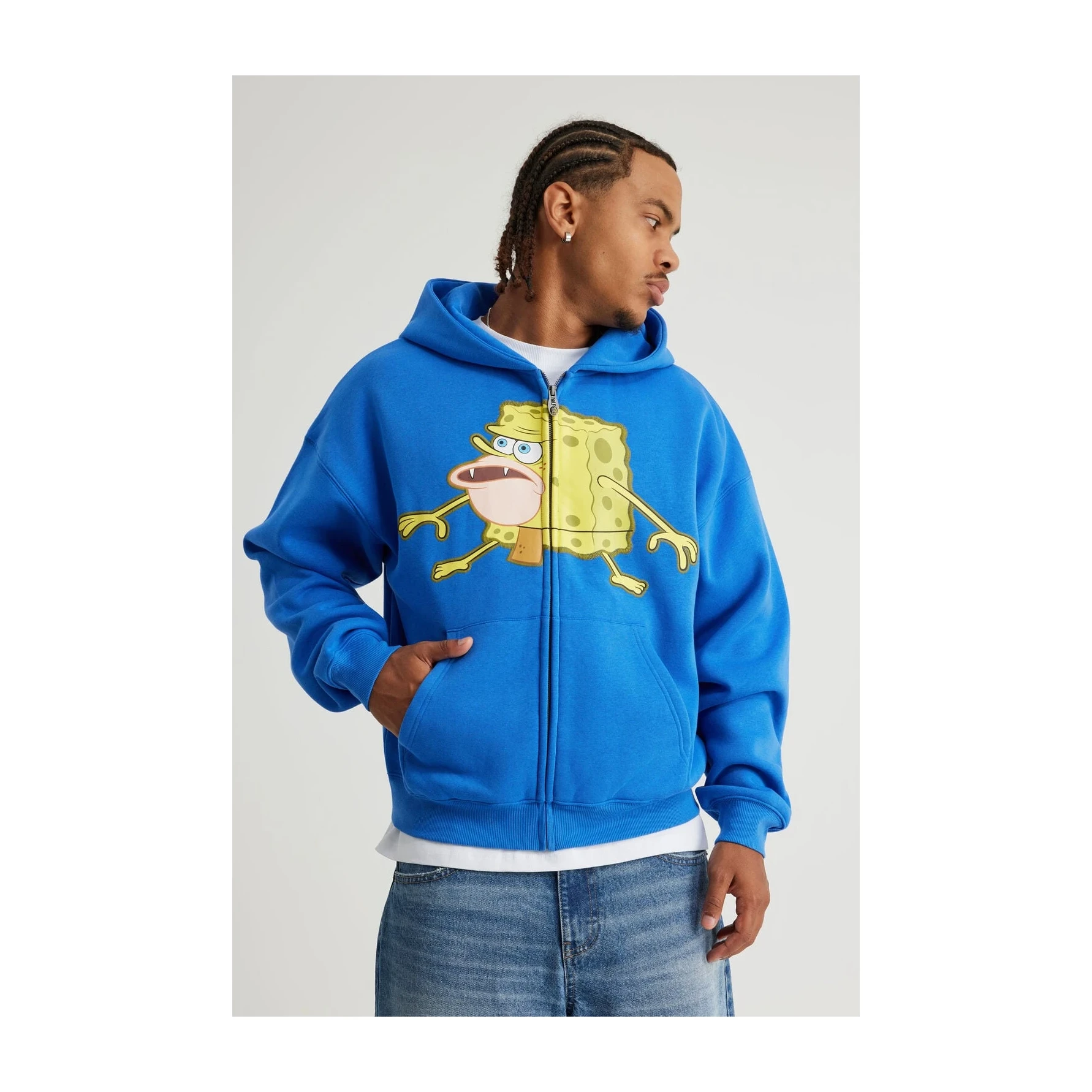 Spongebob Squarepants X Half Half Zip Through