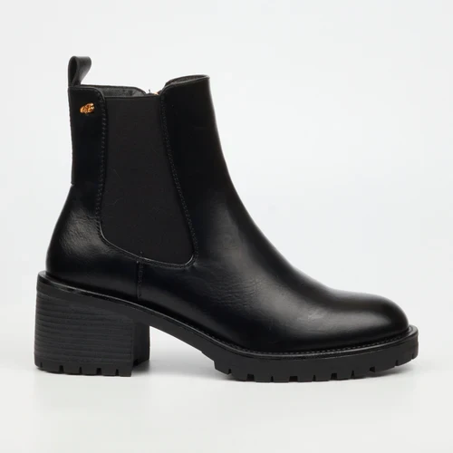 Miss Black Creek 1 Ankle Boots Faux Leather - Black