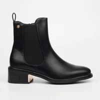 Miss Black Qatar 1 Ankle Boot - Black