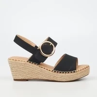 Miss Black Jayda 9 Wedge - Black