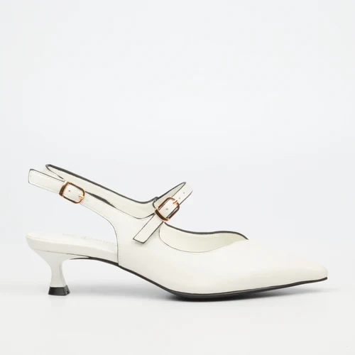 Butterfly Feet Leora 1 Heel - White